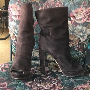 Prada suede boots